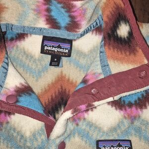 Patagonia Synchilla Sweater in Blue and Brown